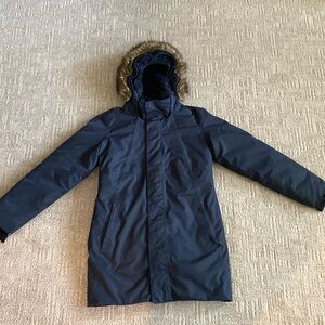 Northface navy girls arctic down parka sz M (10-12)